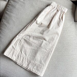 Everlane A-Line Elastic Waist Skirt